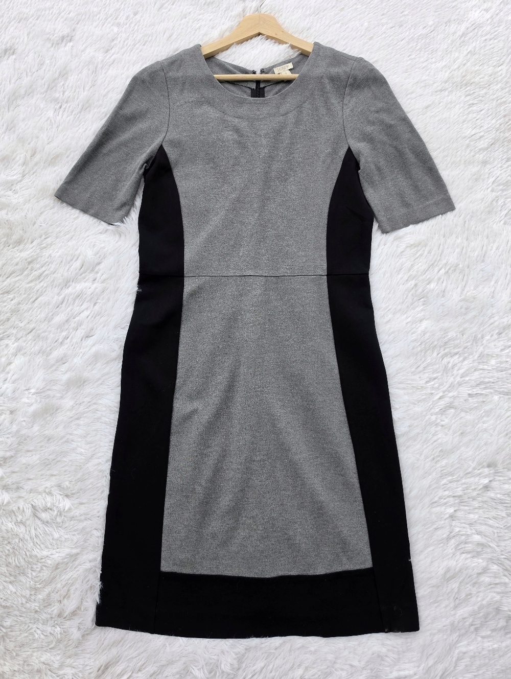 J. Crew Ponte Knit Colorblock Sheath Dress